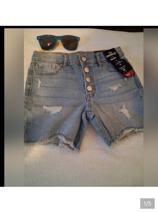 Jordache Other - Jordache Light Blue Distressed Denim Shorts